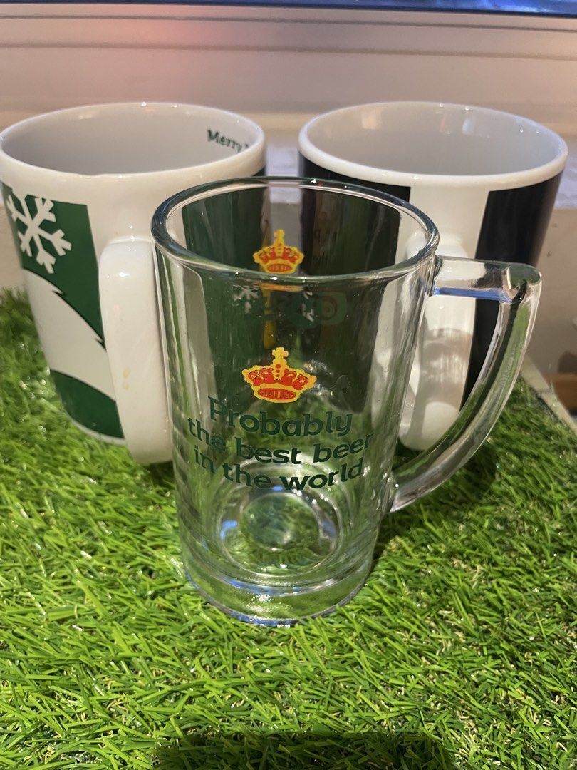 Glass Beer Mug and Ceramic Mugs/Cups Set511990443678126081