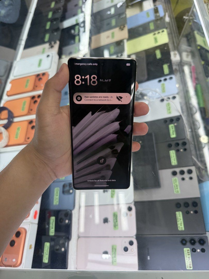 Google Pixel 7 Pro 128GB Openline US Variant (Category: Google Pixel) located in San Juan City. Submitted by Khalidmgdla08 (Listing ID 1450303793, Image 3). Description: FOR SALE | TRADE/SWAP Price: 18,500 On hand: Google Pixel 7 Pro✔️ 128GB ✔️ OPENLINE ✔️ US Variant✔️ 100% Original ✔️ 99% Makinis ✔️ 99% Smooth ✔️ NOT REFURB ✔️ NO HIDDEN ISSUES ✔️ NEVER BEEN REPAIRED ✔️ TEST TO SAWA✔️ FREE 3-UTOOLS ✔️ ANY MODEL OF IPHONE AND SAMSUNG ARE AVAILABLE