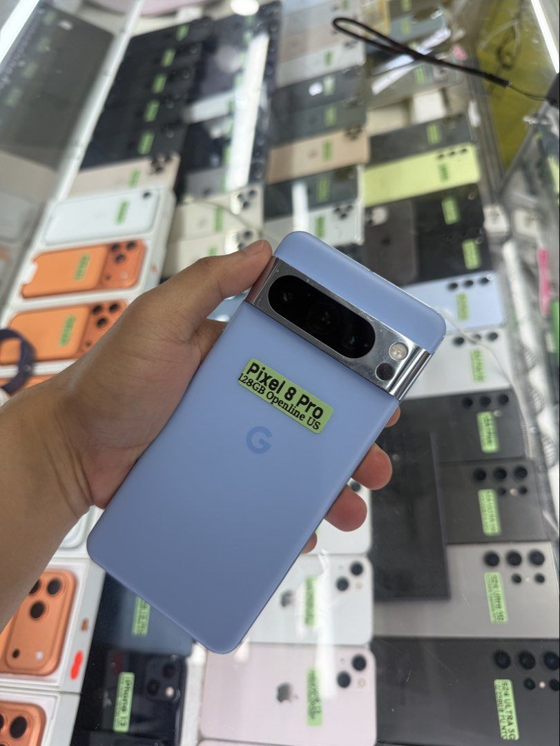 Google Pixel 8 Pro 128GB Openline US Variant (Category: Google Pixel) located in San Juan City. Submitted by Khalidmgdla08 (Listing ID 1450303941, Image 2). Description: FOR SALE | TRADE/SWAP Price: 20,500 On hand: Pixel 8 Pro✔️ 128GB ✔️ OPENLINE ✔️ US VARIANT✔️ 100% Original ✔️ 99% Makinis ✔️ 99% Smooth ✔️ NOT REFURB ✔️ NO HIDDEN ISSUES ✔️ NEVER BEEN REPAIRED ✔️ TEST TO SAWA✔️ FREE 3-UTOOLS ✔️ ANY MODEL OF IPHONE AND SAMSUNG ARE AVAILABLE! ✨ We 
