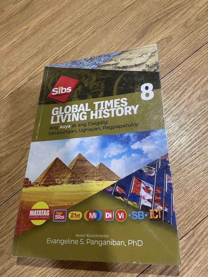 Grade 8 Textbooks - Global Times, Math, Science, English (Category: Textbooks) located in Malabon City. Submitted by charlize.ph (Listing ID 1450136611, Image 2). Description: - Grade 8 Textbook Bundle - Includes: Global Times Living History, Realistic Math, Exploring Life Through Science, English Communication Arts and Skills, and Skill Builders for Efficient Reading - Ideal for students needing reference materials.