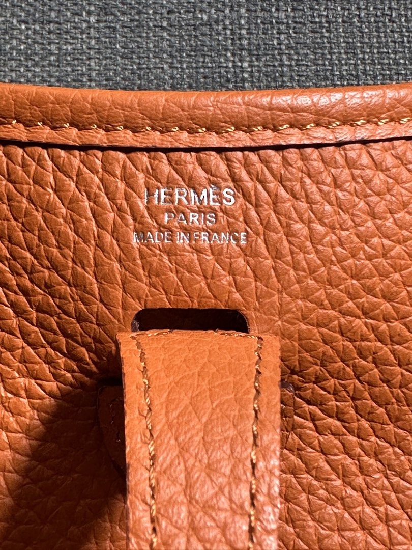Hermes mini evelyn (Category: Luxury Bags & Wallets) located in Baguio. Submitted by saleztalk2600 (Listing ID 1450228011, Image 3). Description: HERMES MINI EVELYN NOT SURE SA AUTHENTIC SOBRANG GANDA NITO PERSONAL NO FLAWS 18k asking price negotiable.