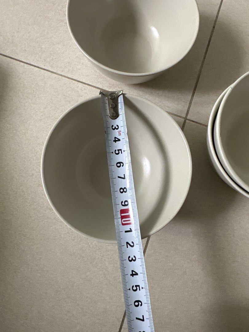 IKEA White Ceramic Bowls Set of 4511842261570037762