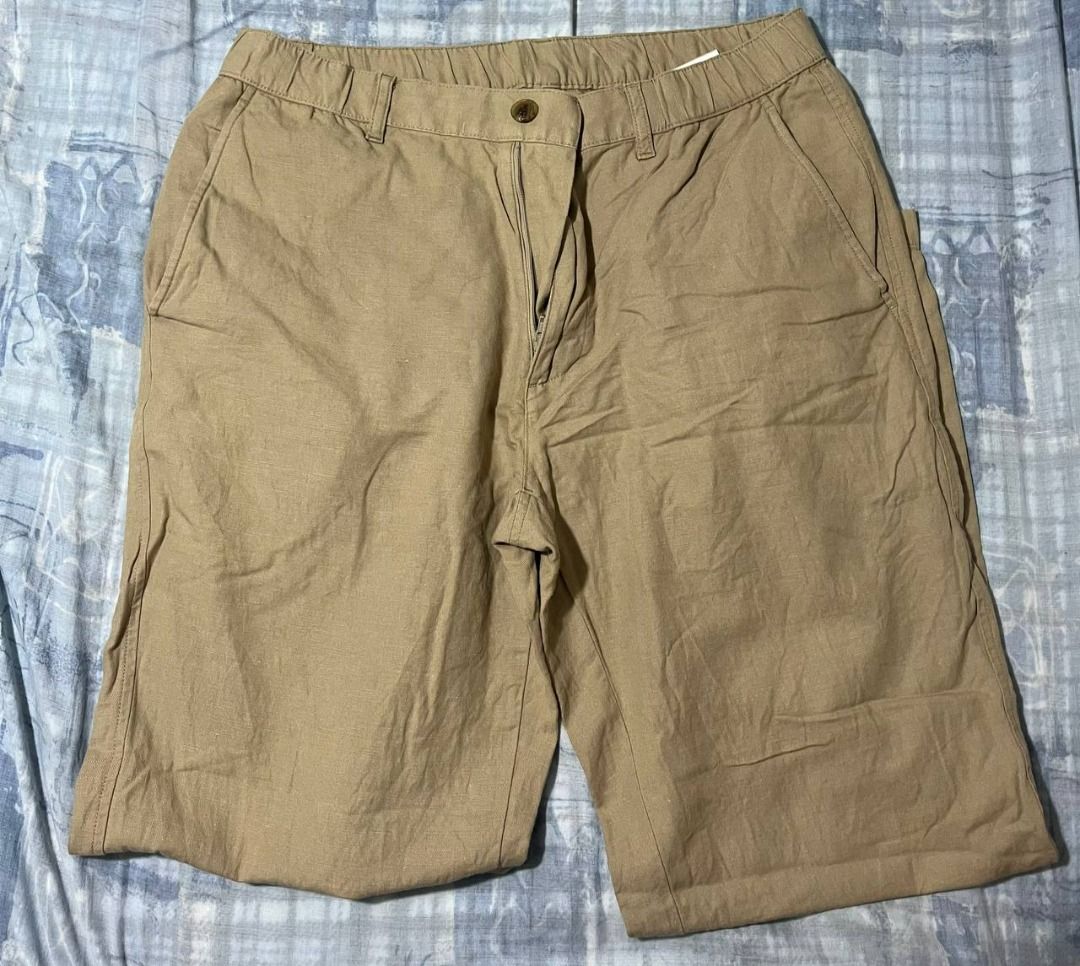 Khaki Waist Pants (Category: Other Bottoms) located in Las Pinas. Submitted by refo1d.studio (Listing ID 1450287899, Image 2). Description: - Comfortable khaki pants - Elastic waistband for a great fit - Button and zip front closure - Two side pockets and one back pocket - Ideal for casual wear and easy styling.