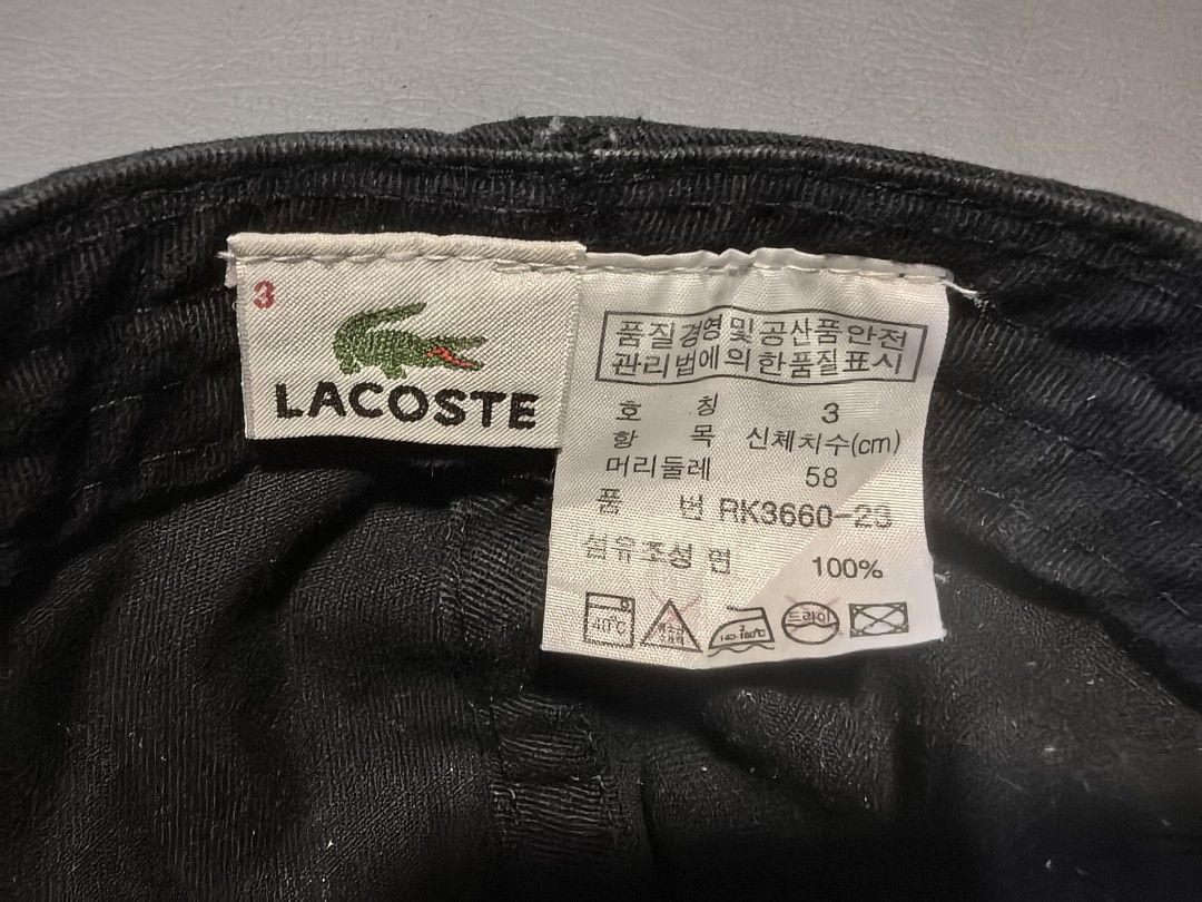 Lacoste Flat Cap Hat Grey Denim Size 3 58cm (Category: Caps & Hats) located in Cagayan de Oro. Submitted by pootx (Listing ID 1450255039, Image 2). Description: - Lacoste Grey Denim Flat Cap - Size 3 (58cm) - 100% Cotton - Perfect for everyday wear - Please check photos for detailed condition.
