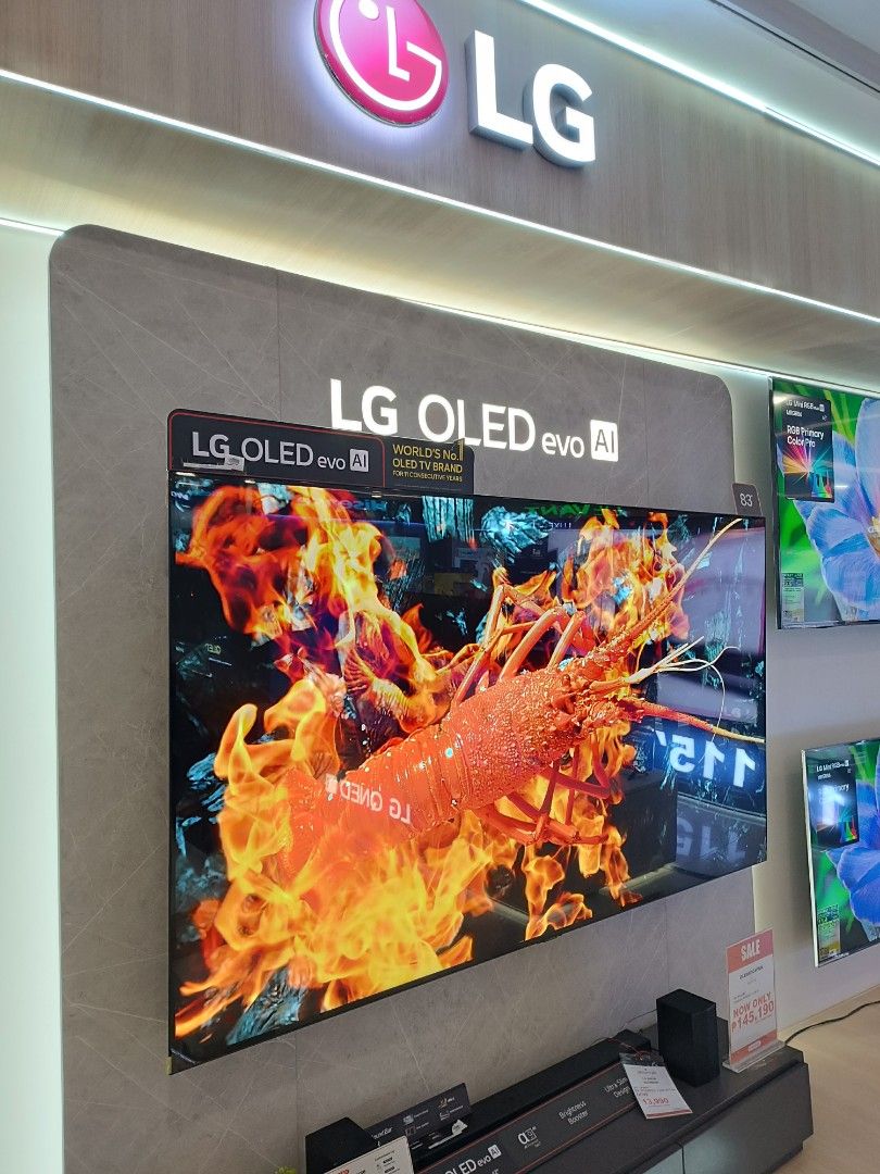 LG OLED evo AI TV - 2026 New Model (Category: TV) located in Manila. Submitted by enonrose17 (Listing ID 1450173377, Image 2). Description: NEW MODEL 2026 L.G OLED TV C6 & G6 SERIES 🤩C6 SERIES🤩 Model:42C6PSA 42" Cash:56,900 Model:55C6PSA 55" Cash:79,900 Model:65C6PSA 65" Cash: 95,900 Model:77C6PSA 77" Cash: 146,900 Model:83C6PSA 83" Cash:208,900 🤩G6 SERIES🤩 Model:65G6PSA 65" Cash: 120,800 Model:77G6PSA 77" Cash: 175,600 Model:83W6PSA 83" CASH