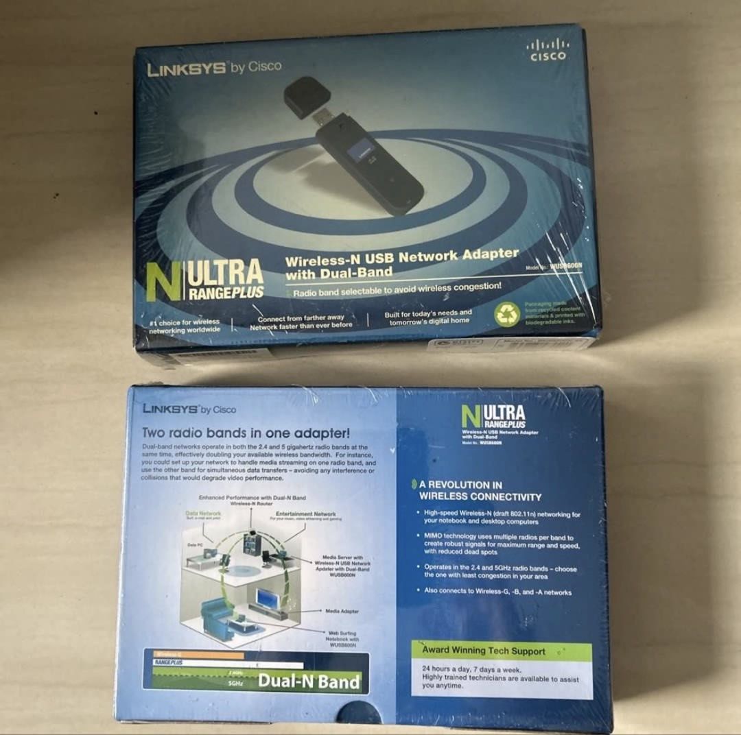 Linksys by Cisco N Ultra RangePlus Wireless-N USB Adapter