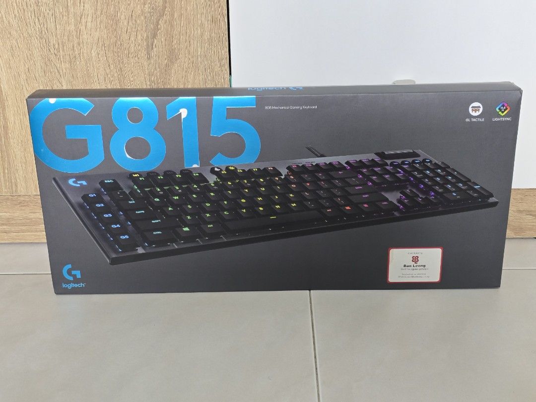 Logitech G815 Mechanical Gaming Keyboard RGB511720091383255047