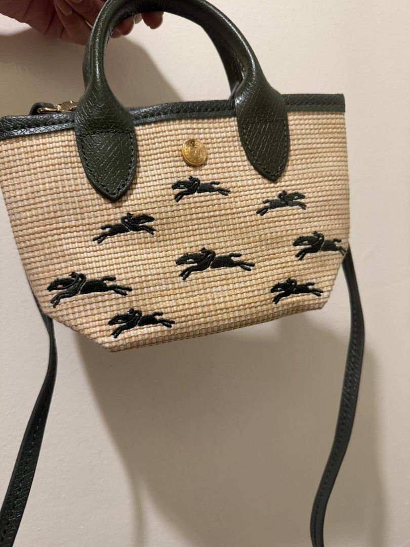 Longchamp XS Straw Beach Bag with sling (Category: Beach Bags) located in Paranaque City. Submitted by bagbrained88 (Listing ID 1450289016, Image 2). Description: used once good as new orig.