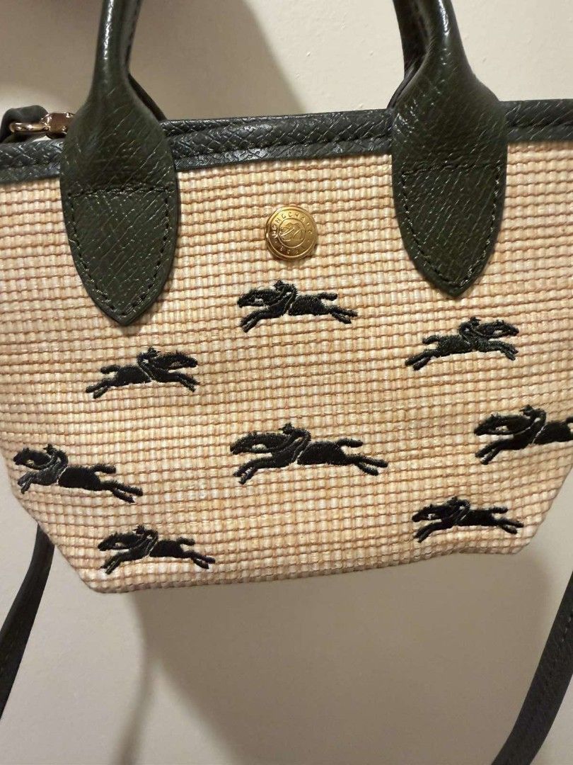 Longchamp XS Straw Beach Bag with sling (Category: Beach Bags) located in Paranaque City. Submitted by bagbrained88 (Listing ID 1450289016, Image 3). Description: used once good as new orig.