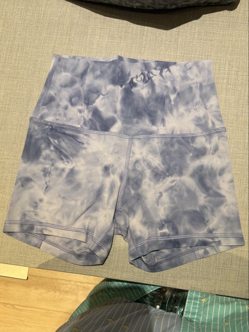 Lululemon Align High-Rise Short 4" Tie Dye Size 4 (Category: Activewear) located in Quezon City. Submitted by patpotpit (Listing ID 1450269212, Image 1). Description: - Lululemon Align Shorts - Size: 4 - Style: High-rise - Inseam: 4 inches - Pattern: Cool tie-dye - Fabric: Super soft and comfortable - Perfect for: Workouts or lounging.
