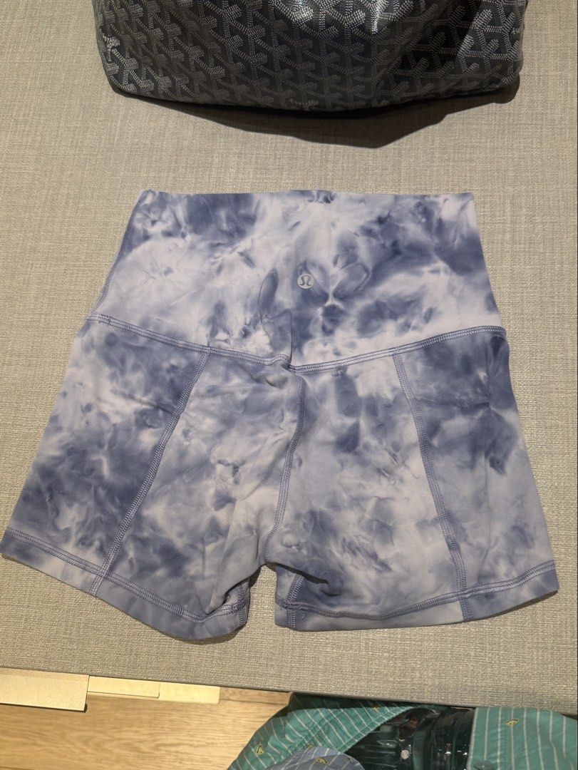 Lululemon Align High-Rise Short 4" Tie Dye Size 4 (Category: Activewear) located in Quezon City. Submitted by patpotpit (Listing ID 1450269212, Image 2). Description: - Lululemon Align Shorts - Size: 4 - Style: High-rise - Inseam: 4 inches - Pattern: Cool tie-dye - Fabric: Super soft and comfortable - Perfect for: Workouts or lounging.