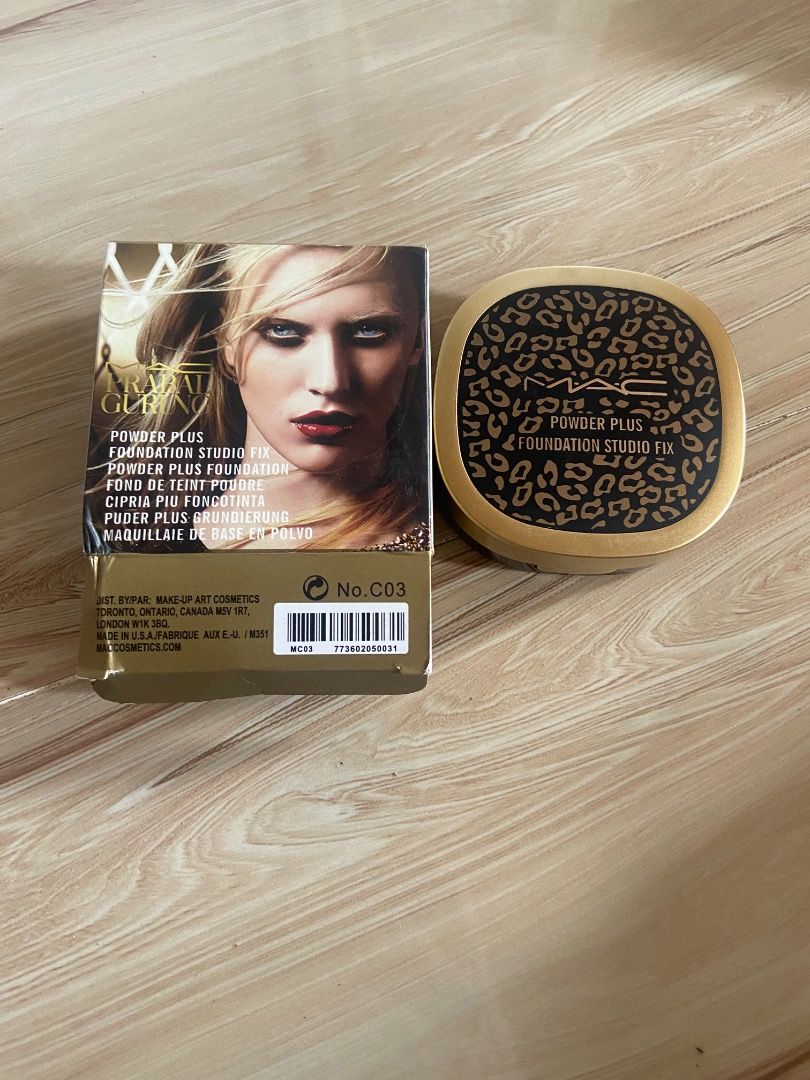 MAC Powder Plus Foundation Studio Fix Pressed Powder (Category: Makeup) located in Valenzuela. Submitted by goldencloud_80e012 (Listing ID 1450162401, Image 1). Description: - MAC Studio Fix Powder Plus Foundation - Pressed finishing powder - Shade: NC30 - Limited edition leopard print compact - Perfect for setting liquid foundation or wearing alone - Achieve a flawless finish.