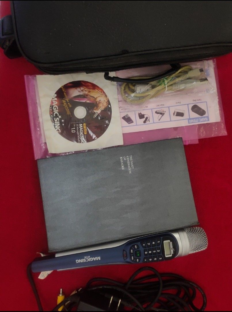 Magic Sing DM-2000 Karaoke Microphone with Songbook & CD (Category: Microphones) located in Imus. Submitted by jane369 (Listing ID 1450146002, Image 3). Description: - bought originally at 9k - kept in storage only - Magic Sing DM-2000 Karaoke Microphone - Includes original songbook and CD - All necessary cables and power adapter included - Ready for your next karaoke session - Ideal for parties and gatherings.