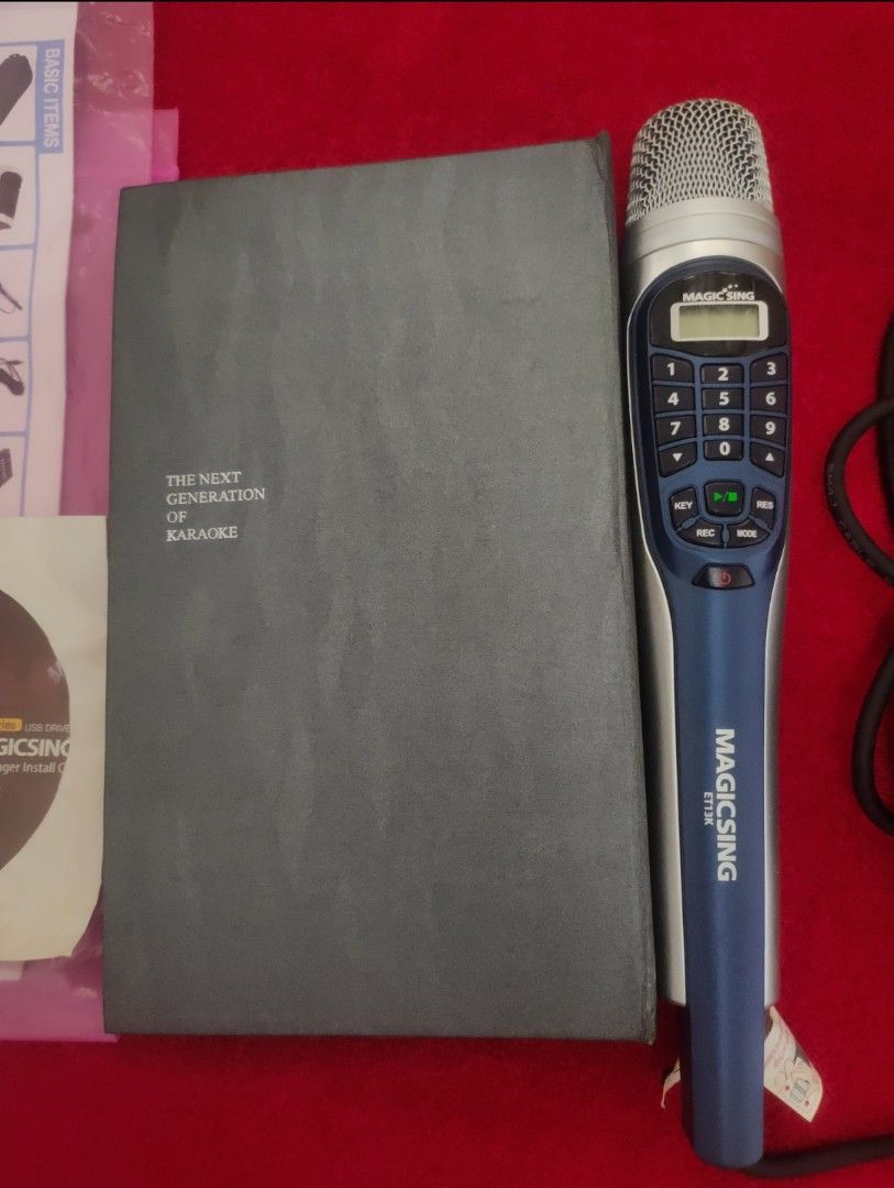 Magic Sing DM-2000 Karaoke Microphone with Songbook & CD (Category: Microphones) located in Imus. Submitted by jane369 (Listing ID 1450146002, Image 1). Description: - bought originally at 9k - kept in storage only - Magic Sing DM-2000 Karaoke Microphone - Includes original songbook and CD - All necessary cables and power adapter included - Ready for your next karaoke session - Ideal for parties and gatherings.