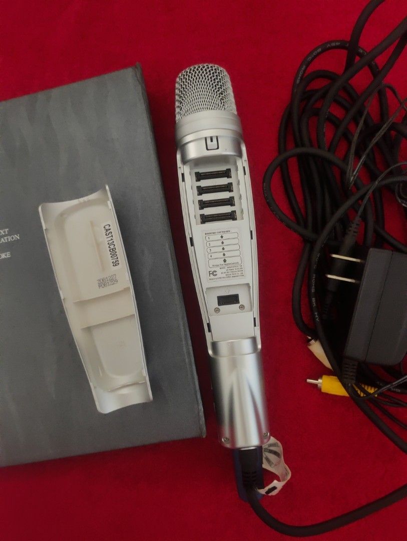 Magic Sing DM-2000 Karaoke Microphone with Songbook & CD (Category: Microphones) located in Imus. Submitted by jane369 (Listing ID 1450146002, Image 2). Description: - bought originally at 9k - kept in storage only - Magic Sing DM-2000 Karaoke Microphone - Includes original songbook and CD - All necessary cables and power adapter included - Ready for your next karaoke session - Ideal for parties and gatherings.