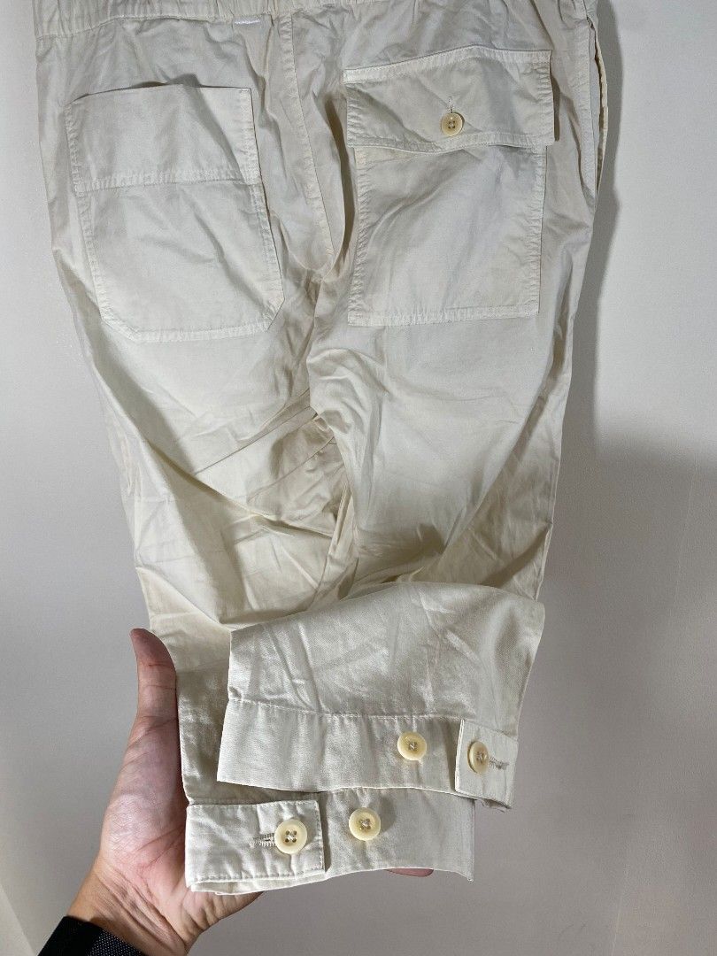 Margaret Howell Drawstrings Cotton Pants (Category: Other Bottoms) located in Abucay. Submitted by jamesnike21 (Listing ID 1450227808, Image 3). Description: 📌Margaret Howell 📌excellent condition 📌waist 32 adjustable 📌length 35' 📌Slightly wrinkled due to storage 👍 📌The color of the product may differ from actual color depending on the type, condition of the display, surrounding light and other factors. 👍 📌For negotiations, send offer 👍 