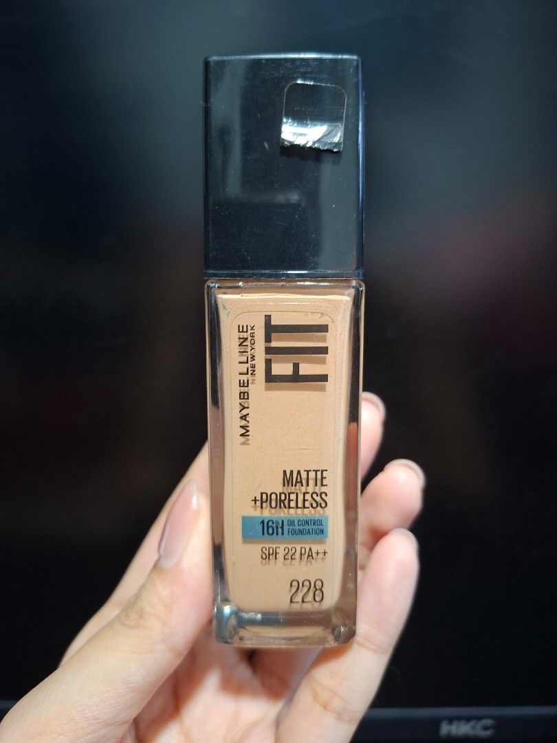 Maybelline Fit Me Matte + Poreless Foundation 228 Soft Tan (Category: Makeup) located in Quezon City. Submitted by seventeenjeonghan (Listing ID 1450162756, Image 1). Description: - Maybelline Fit Me Matte + Poreless Foundation - Shade: 228 Soft Tan - Condition: Used 2 to 3 pumps only. Bottle is mostly full. Bought last May 2026. - Reason for Selling: Will not use it anymore.