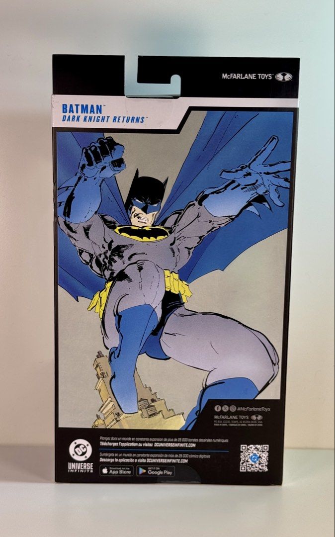 McFarlane DC Multiverse Batman (The Dark Knight Returns) Action Figure (Category: Figurines & Statues) located in Quezon City. Submitted by john90667 (Listing ID 1450224365, Image 2). Description: For Sale: McFarlane DC Multiverse Batman (The Dark Knight Returns) Action Figure Actual photos posted — what you see is what you get. Key Details: • 100% Authentic & Collector’s Item • Rare, mint, sealed, excellent condition — no restock • Perfect for D