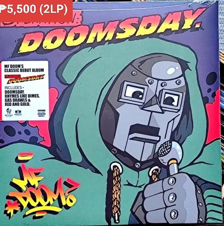 MF Doom – Operation: Doomsday (Category: Vinyls) located in Manila. Submitted by jhenaloymerchandise (Listing ID 1450248689, Image 1). Description: MF Doom – Operation: Doomsday | Vinyl 2LP = ₱5,500 brand new sealed made in USA.