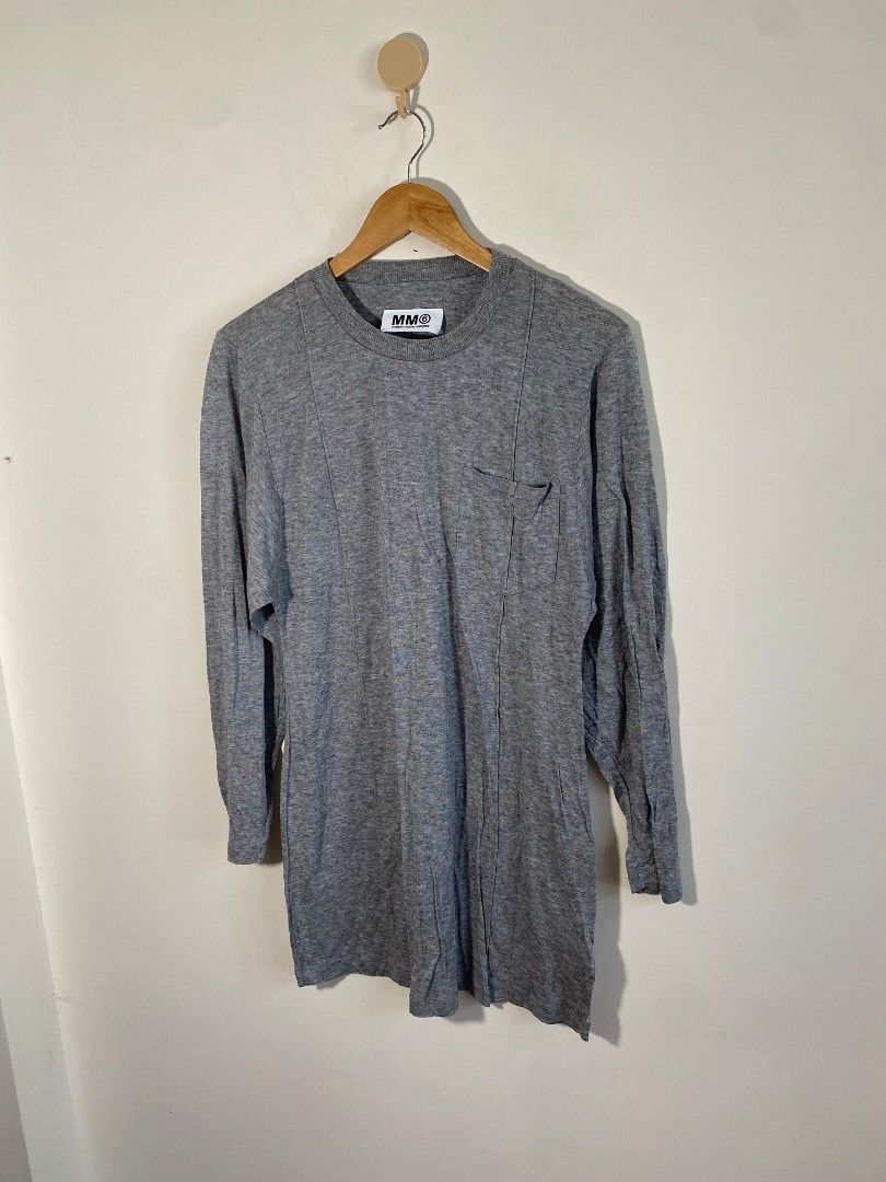 MM6 Cut and Sew Shirt (Category: Others Tops) located in Abucay. Submitted by jamesnike21 (Listing ID 1450232751, Image 2). Description: 📌Maison Margiela Cut and Sew Shirt Dress 📌excellent condition 📌size med on tag 📌width 18' 📌length 32' 📌Slightly wrinkled due to storage 👍 📌The color of the product may differ from actual color depending on the type, condition of the display, surrounding light and other factors. 👍 📌For negotiations, sen