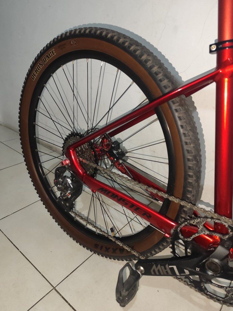 mtp monster (Category: Bicycles) located in Pasig City. Submitted by teddae (Listing ID 1450142461, Image 2). Description: for sale / swap sa motor • mtp monster frame 27.5 • mtp rigid fork 27.5 (repainted) • ragusa headset • sagmit seatclamp • sagmit hb • truvativ sp • unbranded saddle • cole stem • ragusa grips • prowheel claw 170mm/64bcd • prowheel bb • roadride 48t • ltwoo a5 9s rd • 11-46t cogs 9spd • sagmit rd cable • shimano 9s chain • shi