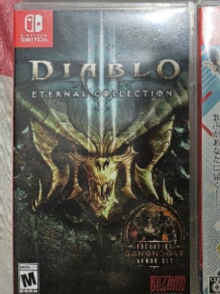 Nintendo Switch Game: Diablo III Eternal Collection (Category: Nintendo) located in Pasig City. Submitted by mattanthony (Listing ID 1450220254, Image 1). Description: - Diablo III: Eternal Collection (Nintendo Switch) - Perfect for expanding your Nintendo Switch game collection..