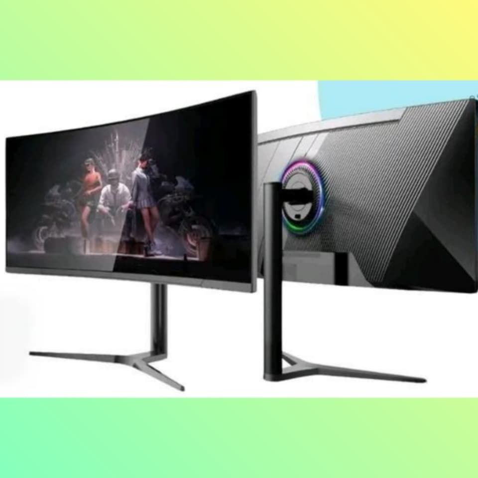 NVISION Curved Monitor (Category: Monitor Screens) located in Caloocan City. Submitted by momof2.boys (Listing ID 1450144338, Image 1). Description: 🔥 NVISION MG34UF20 34" Ultrawide Curved Gaming Monitor 🔥 ✅ Display Size: 34" Curved Ultrawide (21:9) ✅ Resolution: 3440 × 1440 (UWQHD / 2K) ✅ Panel Type: VA Panel ✅ Refresh Rate: Up to 200Hz ✅ Response Time: 1ms (GtG) ✅ Brightness: 230 nits ✅ Display Colors: 16.7 Million Colors ✅ Ports: 2× HDMI, 2×
