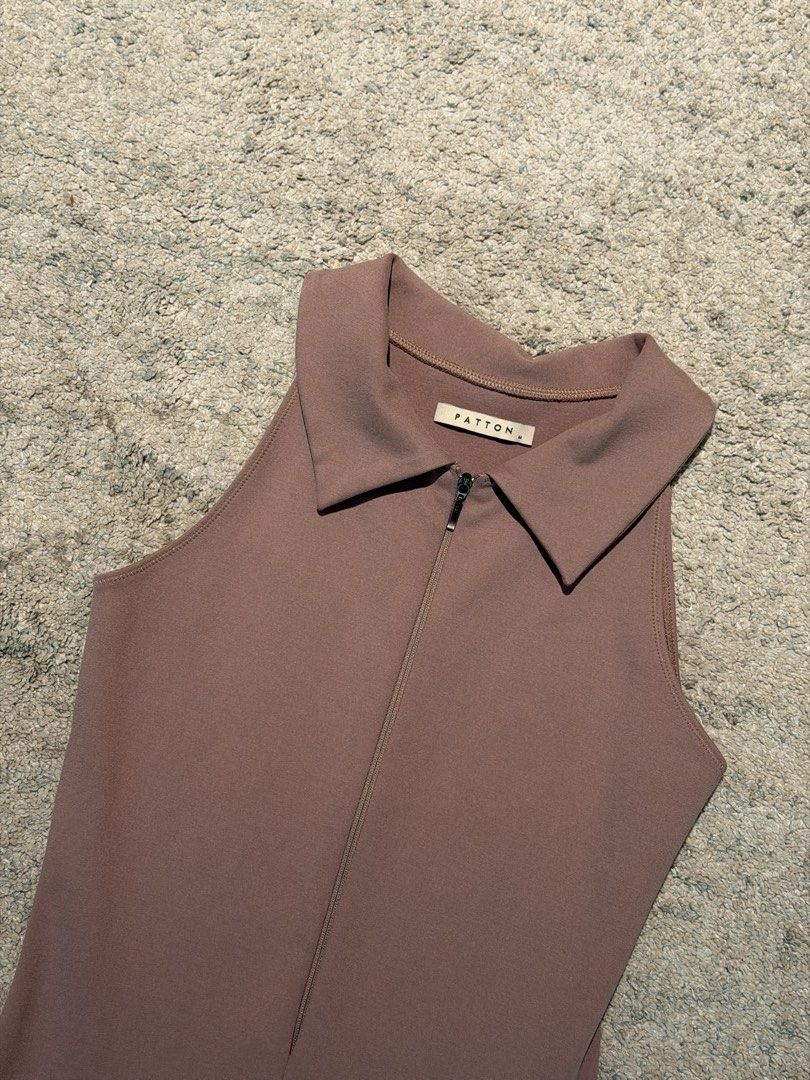 PATTON Halter Zip Up Bodysuit Mauve (Category: Others Tops) located in Manila. Submitted by decluttersiris (Listing ID 1450206762, Image 3). Description: - bought from Patton Shang for around 4,750php - used once! .