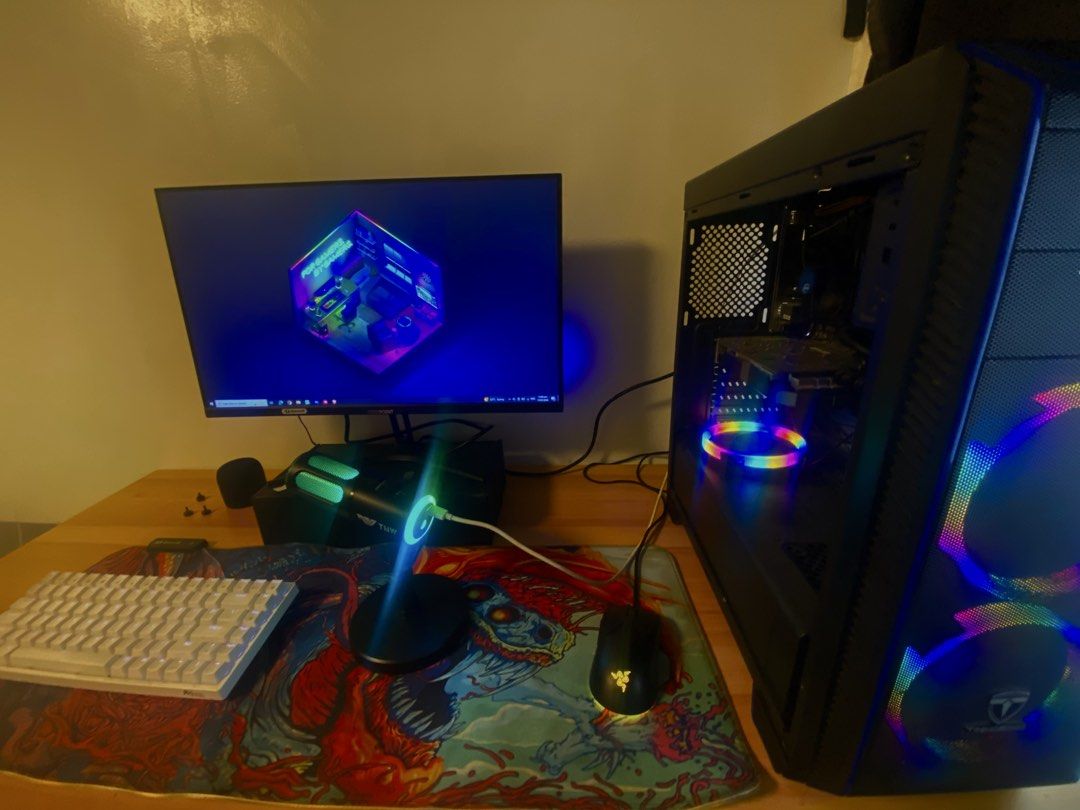 PC SET FOR SALE! DM FOR MORE INFO (Category: Desktops) located in Manila. Submitted by jj3004 (Listing ID 1450165007, Image 1). Description: 🔥 FOR SALE: Complete Gaming PC Setup – Ready to Use! 🔥 💰 Price: ₱14,500 (Slightly Negotiable) 📍RFS: Already have a laptop. LOC: Mandaluyong Selling my complete gaming setup. Bought during the pandemic and well maintained. Perfect for students, work-from-home, casual gaming, or anyone looking for a comple