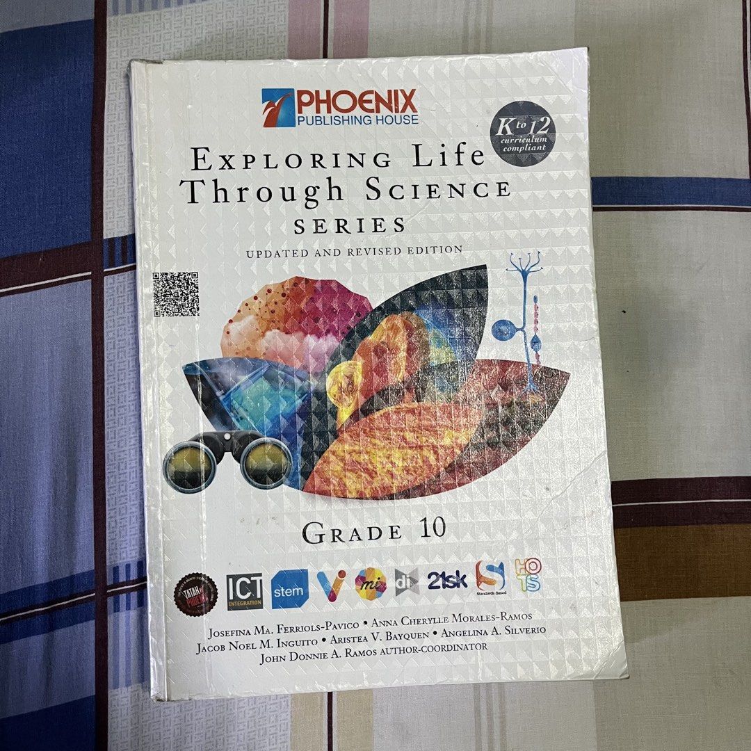 Phoenix Exploring Life Through Science Grade 10 Textbook (Category: Textbooks) located in Valenzuela. Submitted by musearchive (Listing ID 1450173533, Image 1). Description: Walang punit May sulat Jnt Lalamove.