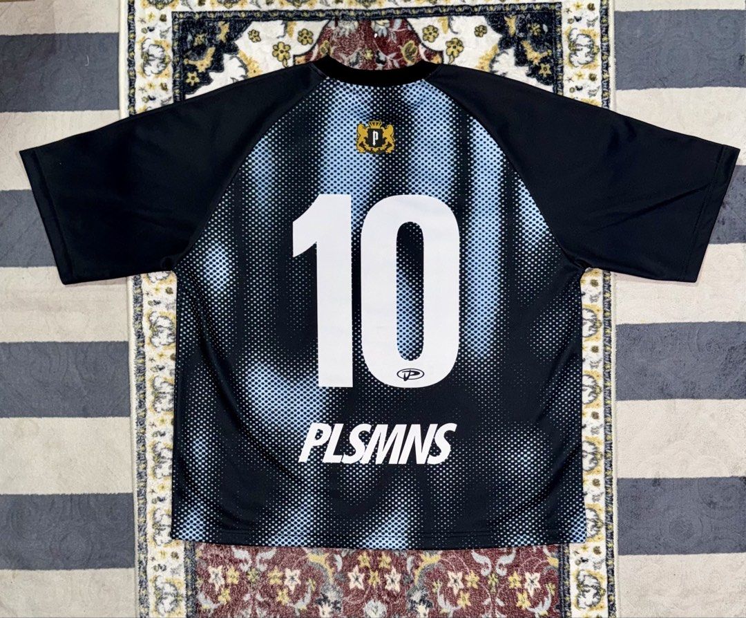 Plusminus Eclipse Jersey (Category: Activewear) located in Kuala Lumpur. Submitted by jujujus (Listing ID 1450306578, Image 3). Description: WTS‼️‼️‼️ Plusminus Jersey (local brand) (brand local) -harga mur ii tak cecah retail pun😮‍💨 -Jersey one in milion siyess sape yang ade ni rareee gile gile do sumpa🫡🙏🏻🔥🔥 -Jersey like Ac Milan X Heneiken (beer) 🔴⚪️⚫️🍾🍺🍻 📍Tag size L✅ (mesra sapa yg pkai M,L,XL)✋🏻 📍Condition 9/10✅ 📍Baju di jaga d
