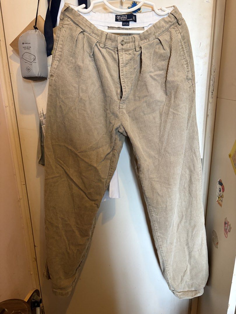 Polo Ralph Lauren Vintage Coduroy Pants （分類：長褲）位於 Hong Kong。 由 johnny_piggy 提交（商品編號 1450185794，圖片 1）。簡介： 購置日本古着店 Size 34/32 適合180 以上男士 。