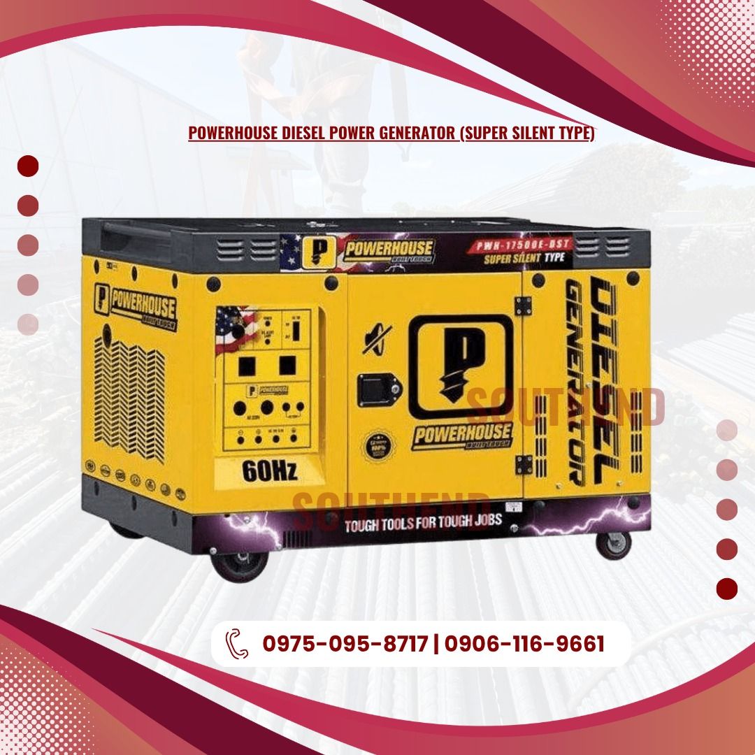 POWERHOUSE DIESEL POWER GENERATOR (SUPER SILENT TYPE) (Category: Everything Else Others) located in Caloocan City. Submitted by jepoy_southendconstruction (Listing ID 1450177689, Image 1). Description: 𝕆ℕ 𝕊𝕋𝕆ℂ𝕂 – ℍ𝕚𝕘𝕙-ℚ𝕦𝕒𝕝𝕚𝕥𝕪 𝕀𝕟𝕕𝕦𝕤𝕥𝕣𝕚𝕒𝕝 & ℂ𝕠𝕟𝕤𝕥𝕣𝕦𝕔𝕥𝕚𝕠𝕟 𝕄𝕒𝕥𝕖𝕣𝕚𝕒𝕝𝕤 𝕃𝕠𝕠𝕜𝕚𝕟𝕘 𝕗𝕠𝕣 𝕢𝕦𝕒𝕝𝕚𝕥𝕪 𝕔𝕠𝕟𝕤𝕥𝕣𝕦𝕔𝕥𝕚𝕠𝕟 𝕒𝕟𝕕 𝕙𝕒𝕣𝕕𝕨𝕒𝕣𝕖 𝕞𝕒𝕥𝕖𝕣𝕚𝕒𝕝𝕤? 𝕎𝕖 𝕤𝕦𝕡𝕡𝕝𝕪 𝕒 𝕨𝕚𝕕𝕖 𝕣𝕒𝕟𝕘