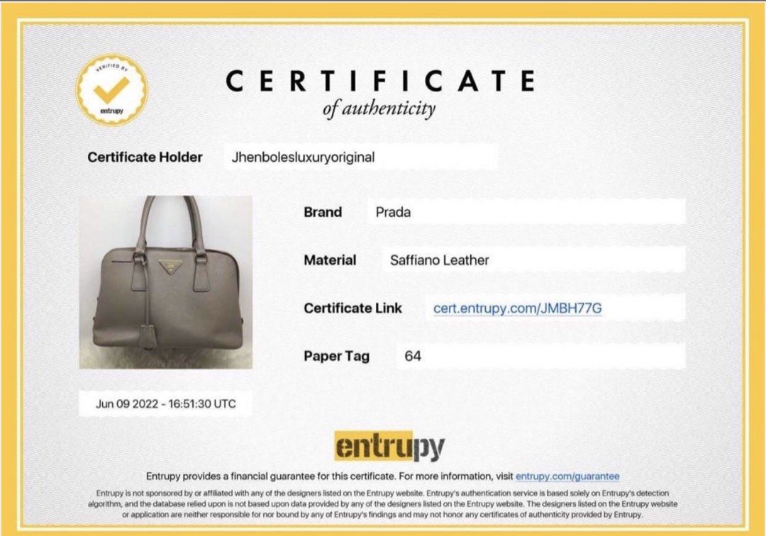 Prada Saffiano Leather Grey Top Handle Bag (Category: Luxury Bags & Wallets) located in Las Pinas. Submitted by CocoBebeBeautiQ (Listing ID 1450216001, Image 2). Description: Authentic Prada Saffiano leather bag grey color Detachable shoulder strap included Interior features Prada logo lining Comes with Entrupy certificate of authenticity tag 64 PAYMENT FIRST POLICY PASS TO LOW BALLER.