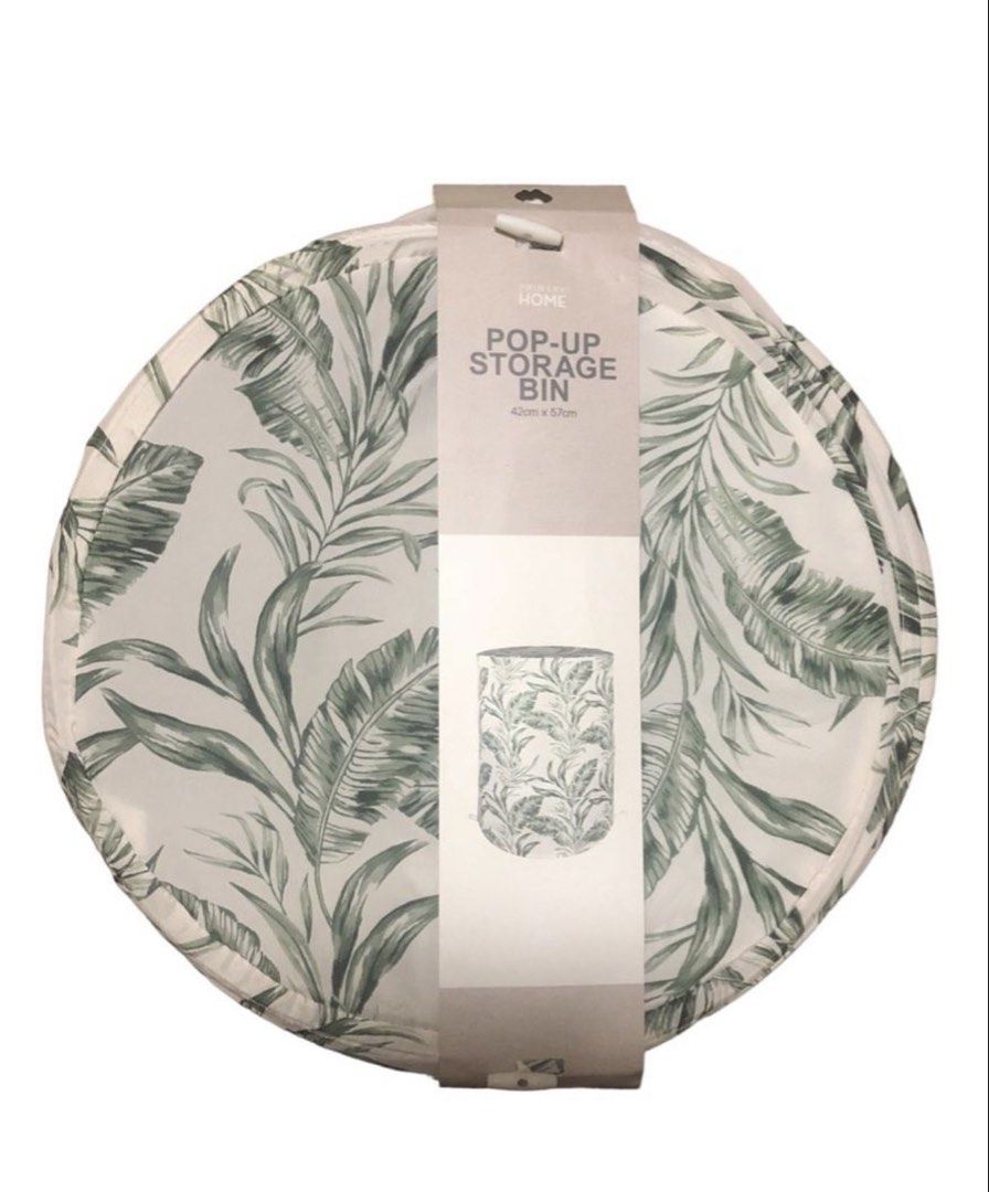 Primark hampers (Category: Laundry Baskets) located in Makati City. Submitted by aljacinto (Listing ID 1450265812, Image 1). Description: SELLING LOW‼️‼️ Primark (UK Brand) Hampers Type: Verdant design hampers Material: Heavy Duty Nylon Color: White with green leaves design print Rank: 10/10 (Brand-new, with labels) Location: Makati Price: P260 I have a few pieces left for each design .