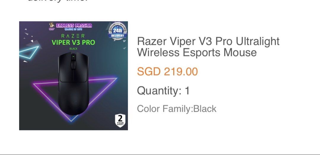 Razer Viper V3 Pro512207464873349120