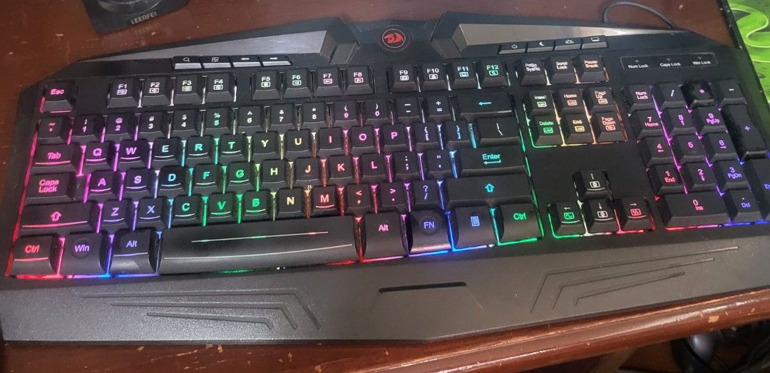 Redragon Gaming keyboard RGB (Category: Computer Keyboard) located in General Trias. Submitted by seisuke.kanou (Listing ID 1450197741, Image 1). Description: Redragon gaming keyboard RGB Lights What you see is what you get.