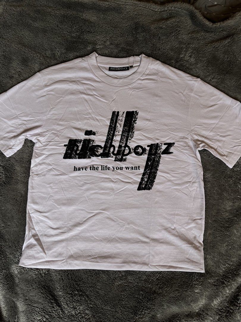 richboyz white tee (Category: Tshirts & Polo Shirts ) located in Manila. Submitted by cheskaaa111 (Listing ID 1450229732, Image 1). Description: .