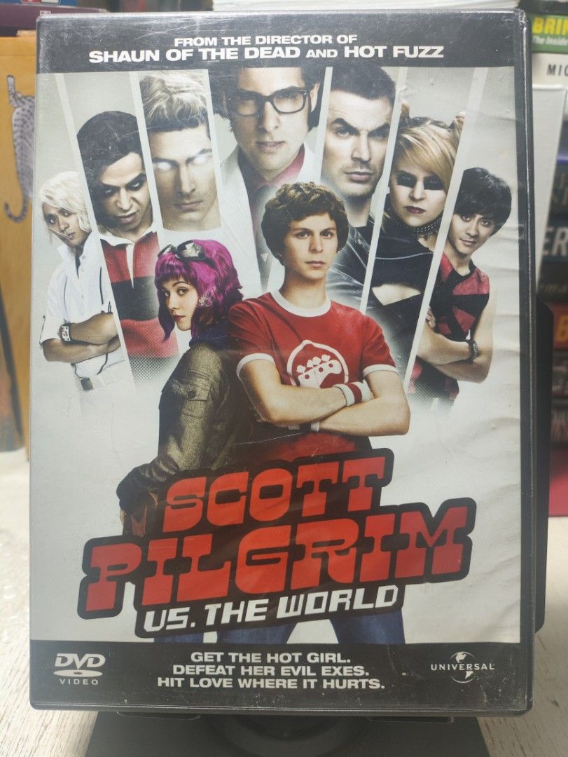 Scott Pilgrim vs. The World DVD (Category: CDs & DVDs) located in Paranaque City. Submitted by vlsg10 (Listing ID 1450306675, Image 1). Description: - Scott Pilgrim vs. The World DVD - Directed by Edgar Wright (Shaun of the Dead, Hot Fuzz) - Plot: Get the hot girl, defeat her evil exes, hit love where it hurts. - Studio: Universal Pictures.