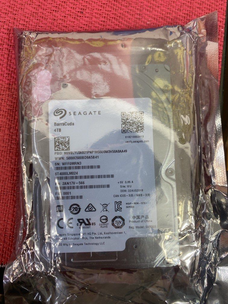 Seagate 4Tb hard drive