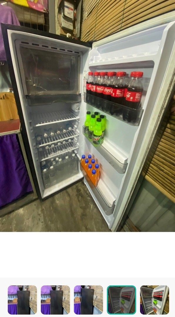 Sharp Refrigerator (Category: Refrigerators and Freezers) located in Quezon City. Submitted by christenten (Listing ID 1450161596, Image 2). Description: CONDURA - Sharp refrigerator - Good working condition - Plenty of space for food and drinks - Door shelves perfect for bottles and condiments - Small freezer compartment at the top - Ideal for dorm rooms or small apartments - Pick up only.