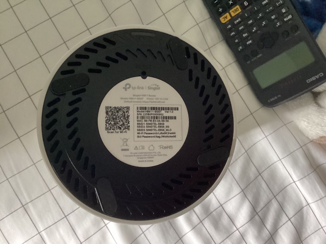 Singtel TP-Link WiFi Extender Mesh Router511895729446604803