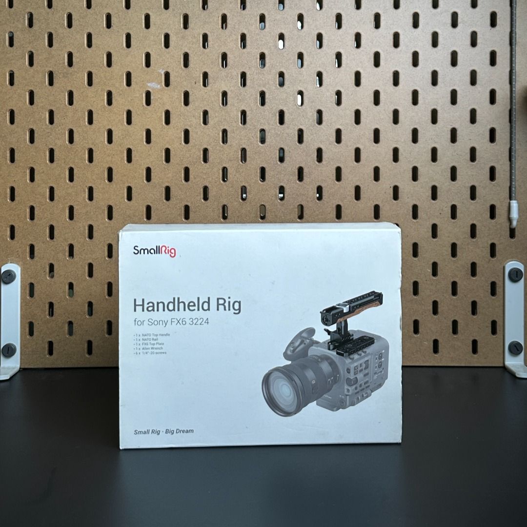 SmallRig Handheld Rig for Sony FX6 3224 (Category: Cameras) located in Pasig City. Submitted by colelorenzo (Listing ID 1450163611, Image 1). Description: - SmallRig handheld rig - Designed for Sony FX6cameras - Enhances shot stability - Perfect for your video setup - SRP 8,630 **NATO Rail, Allen Wrench, and some screws not included.
