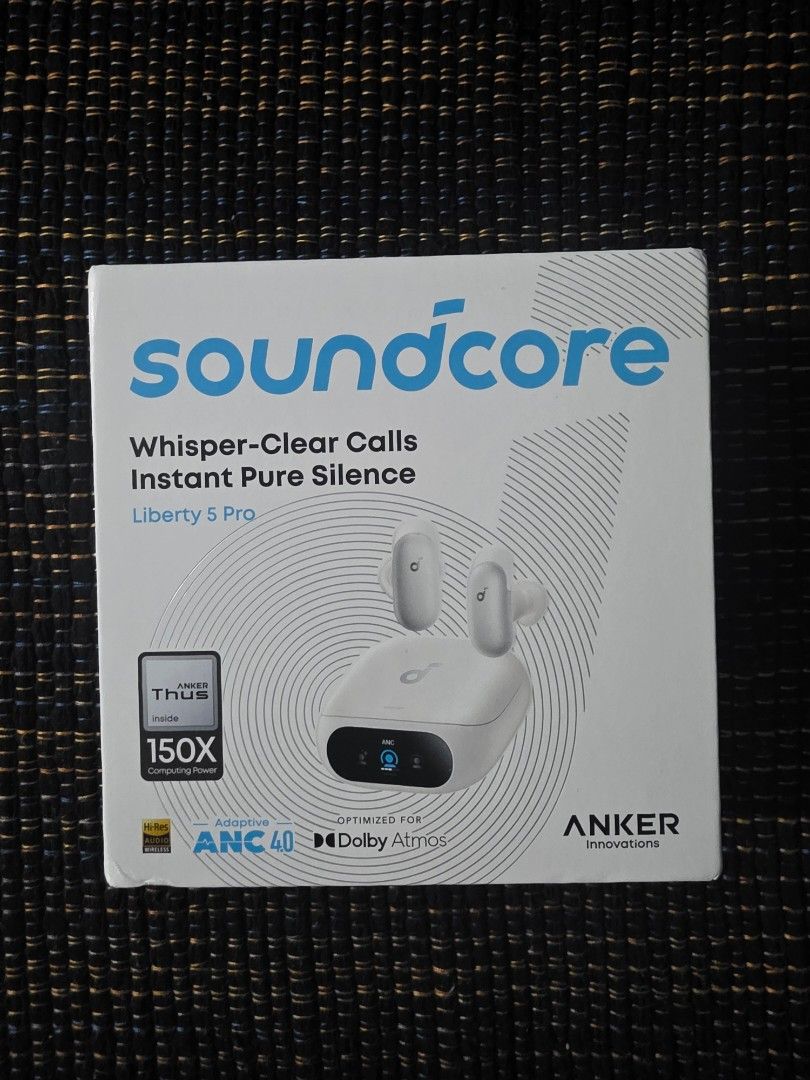 Soundcore Liberty 5 Pro (Category: Earphones) located in Manila. Submitted by tof_reyes (Listing ID 1450277219, Image 1). Description: Brand new and sealed.