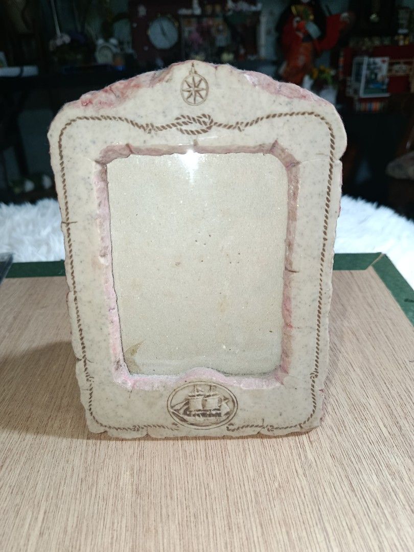 Stone frame with acrylic front (Category: Frames & Pictures) located in Quezon City. Submitted by kristal68 (Listing ID 1450316300, Image 2). Description: vintage design with carved artwork.