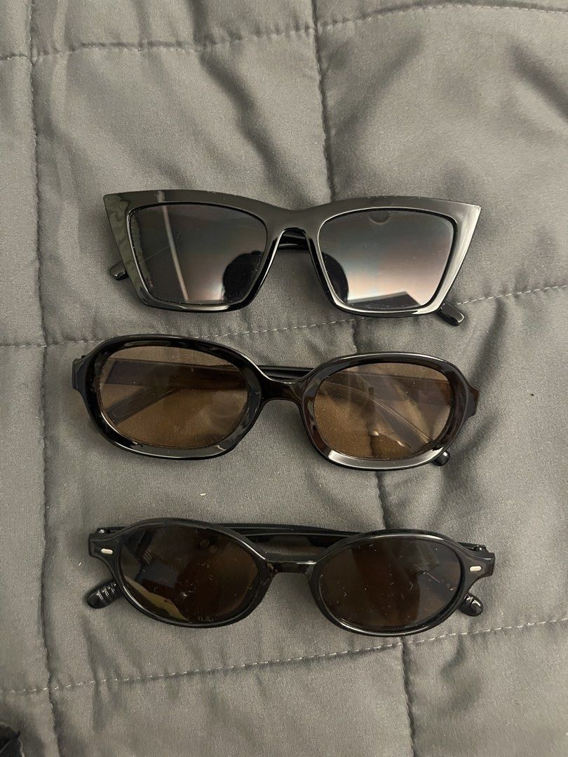 Sunglasses Bundle (Category: Sunglasses & Eyewear) located in Cavite. Submitted by Djbstuff (Listing ID 1450257396, Image 1). Description: - Three pairs of black sunglasses included .