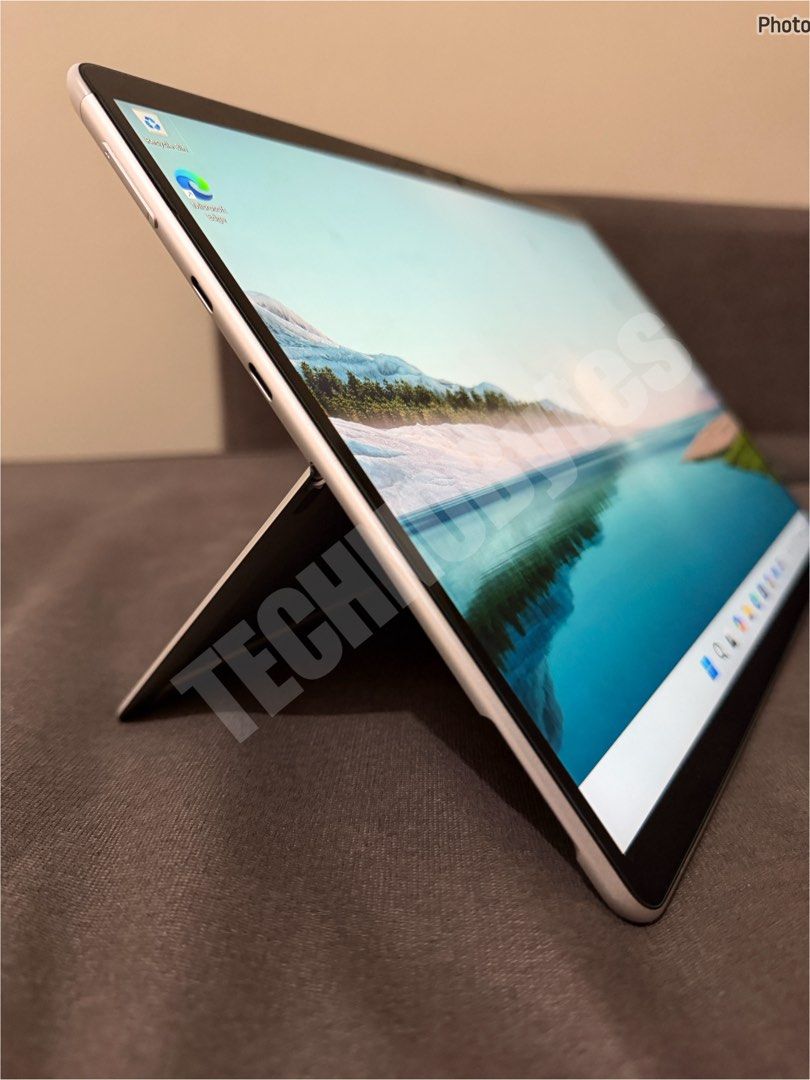 Surface Pro X - Silver | 16GB/512GB (Category: Laptops & Notebooks) located in Pasig City. Submitted by technobytes (Listing ID 1450180346, Image 3). Description: • SQ2 Processor • 16GB RAM • 512GB SSD Storage • 2880x1920 Resolution • 60 Hz Refresh Rate • Windows 11 Home 64-bit • With only 97 cycle count • No Hidden Issue • It comes with its Box, Bluetooth Keyboard, and Charger.