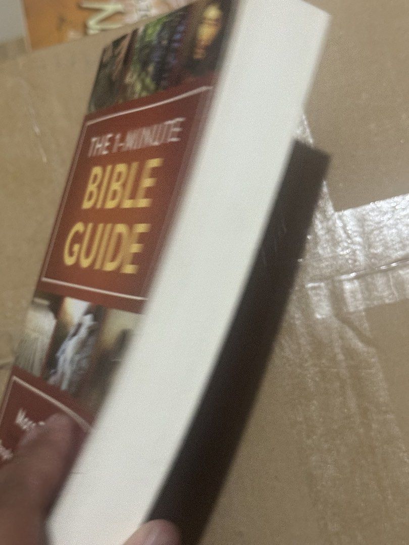 The 1-Minute Bible Guide Quick Easy-to-Read Entries (Category: Religion Books) located in Cavite. Submitted by yourpahinagirly (Listing ID 1450225700, Image 2). Description: - The 1-Minute Bible Guide - Over 1,250 quick, easy-to-read entries - Covers people, places, events, and more - Ideal for quick study or reference.