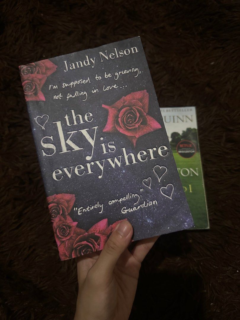 The Sky is Everywhere (Category: Storybooks) located in Las Pinas. Submitted by xiulin.declutters (Listing ID 1450299253, Image 2). Description: ‘The Sky is Everywhere’ by Jandy Nelson (Paperback) = 150 ‘Bridgerton: The Duke and I’ by Julia Quinn (Paperback) = SOLD Price negotiable just let me know 💖.