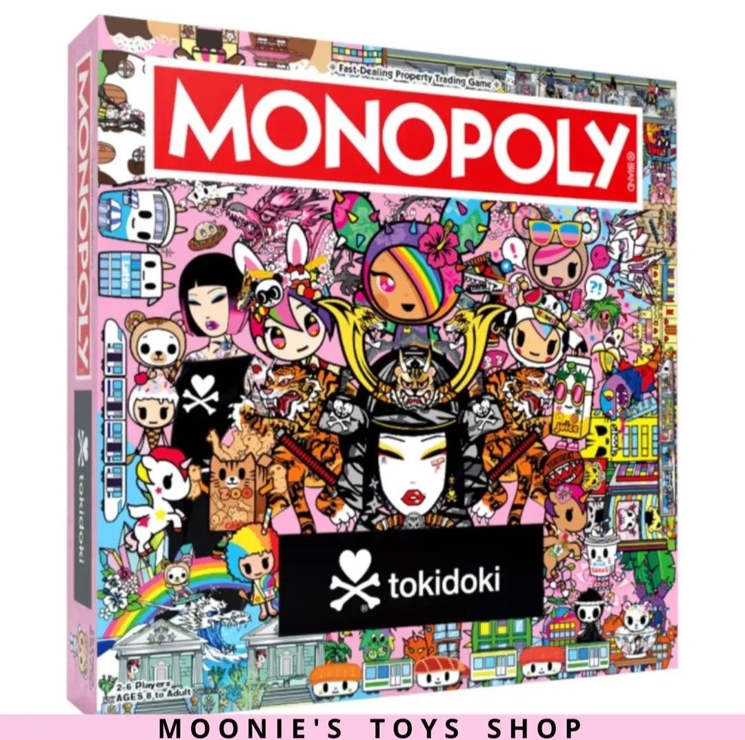 Tokidoki x monopoly (Category: Designer & Blind Box Toys) located in Manila. Submitted by andy.andy23 (Listing ID 1450135526, Image 1). Description: Price: 3200 2.Location: alabang 3.MOP:GCash 4.Courier: Lalamove (same day delivery) 6.Shipping at buyer's expense..